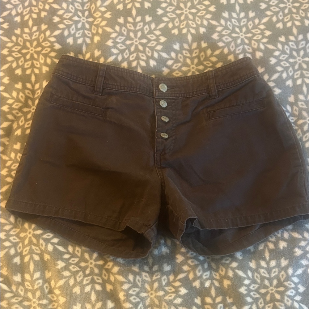 Old Navy Women's Dark Brown Jean Shorts